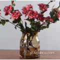 Wyczyść szklane wazony z mini recyklingu do kwiatów